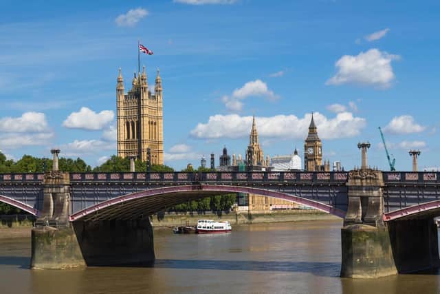 Lambeth Bridge is the road traffic and footbridge that will see mourners cross the River Thames as they head to Westminster Hall to pay their respects to her Majesty.