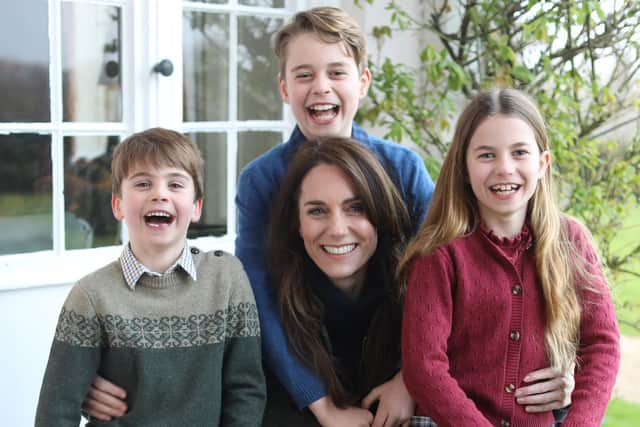 The Princess of Wales admitted after this photograph had been released that she had made some changes to the image (Picture: Prince of Wales/Kensington Palace/PA Wire)