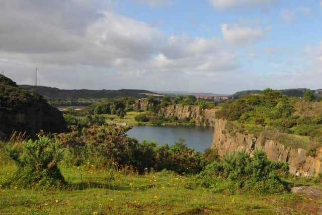 The quarry at Inverkeithing