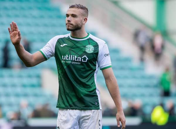Ryan Porteous has rejected a new contract offer at Hibs and could depart the club in January. (Photo by Ross Parker / SNS Group)