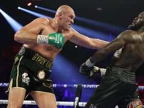 An arbitration hearing ruled WBC world heavyweight holder Fury will have to fight Deontay Wilder for a third time before 15 September 2021. (Pic: Getty)