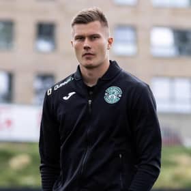 Max Boruc is in line for his first Hibs start against St Mirren on Sunday.