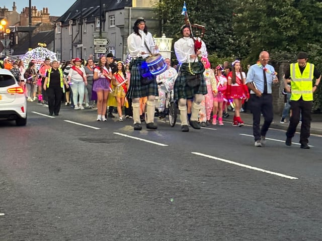 Festival of Light Pipers at Marymass festival