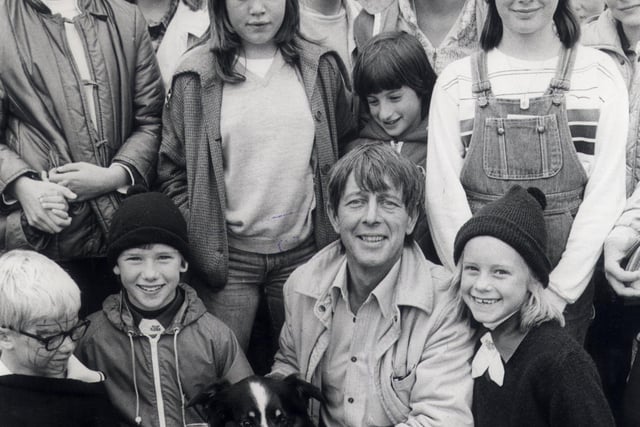 John Noakes and Shep at the Lodge Moor Gala in August 1981