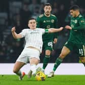 Paul Hanlon impressed Willie Miller, but he was critical of Liel Abada at the interval. (Photo by Craig Foy / SNS Group)