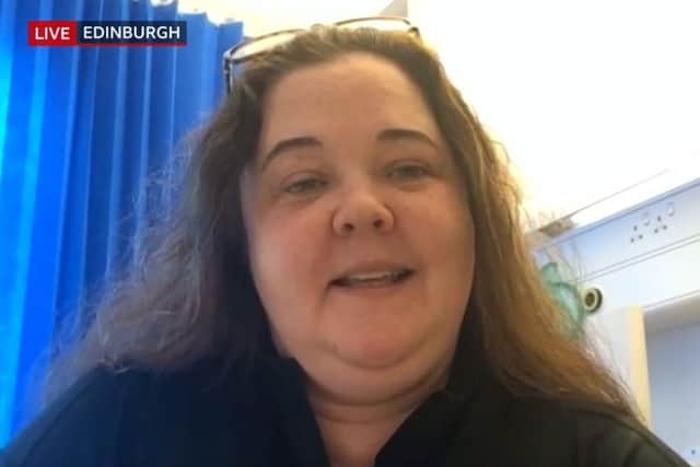 Karen McCabe hopes to leave hospital soon. Credit: BBC News.