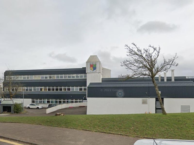 The first school in Renfrewshire to make the list, 67 per cent of Gryffe High School pupils get at least five Highers. The school serves the town of Houston.
