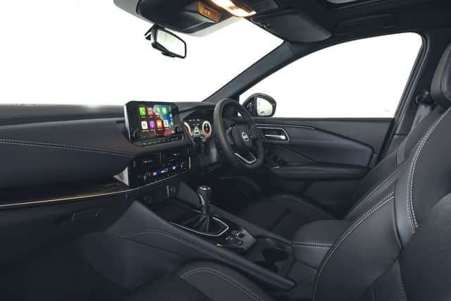 The new Qashqai's interior is neatly laid out and easy to use
