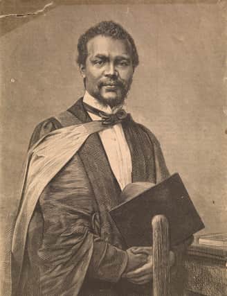Dr Christopher James Davis, the first Black graduate of Aberdeen  University. PIC: Aberdeen University.