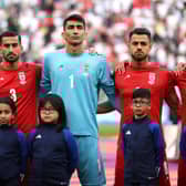 Iran's players stayed noticeably silent as their national anthem was played ahead of the World Cup game against England (Picture: Julian Finney/Getty Images)