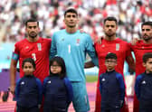 Iran's players stayed noticeably silent as their national anthem was played ahead of the World Cup game against England (Picture: Julian Finney/Getty Images)