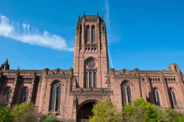 Liverpool Cathedral, where the English National opera will perform as part of the EuroFestival. Pic: Alamy/PA.