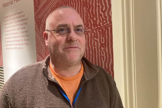 Dr Mark Hall, collections officer at Perth Museum. PIC: Contributed.