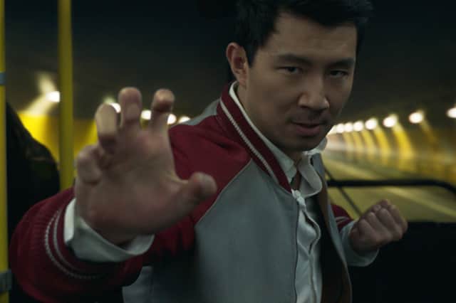 Simu Liu as Shang-Chi in Shang-Chi and the Legend of the Ten Rings PIC: Marvel Studios. ©Marvel Studios 2021