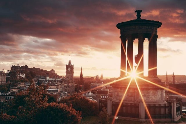 Scotland's Capital city is ranked as the ninth happiest place in the country and the 131st in the entirety of the UK.