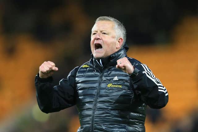 Chris Wilder has been backed as the "perfect choice" for the Celtic job. Picture: Getty