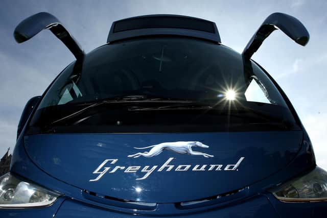 The Greyhound coach brand is one of the world's most iconic transport names. Picture: Dominic Lipinski/PA