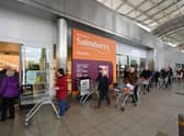Sainsbury's said like-for-like group sales, excluding fuel, nudged up 0.3 per cent overall in the first half, but slipped 1.4 per cent in the second quarter after general merchandise sales tumbled. Picture: Dan Mullan/Getty Images