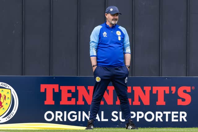 Scotland manager Steve Clarke is retaining a narrow focus as the Euro 2004 qualifier at home to Georgia comes with all manner of baggage old and new. (Photo by Craig Foy / SNS Group)