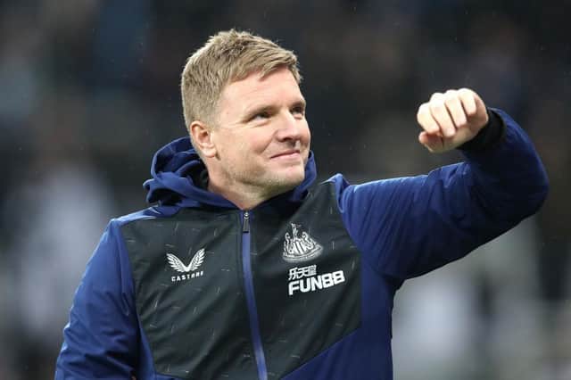 Newcastle United head coach Eddie Howe. (Photo by Ian MacNicol/Getty Images)