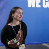 Kate Chambers, from 2050 Climate Group a youth-led climate charity based in Glasgow, explains why young people are 'so tired' ahead of COP26 (Photo: Craig Sinclair)