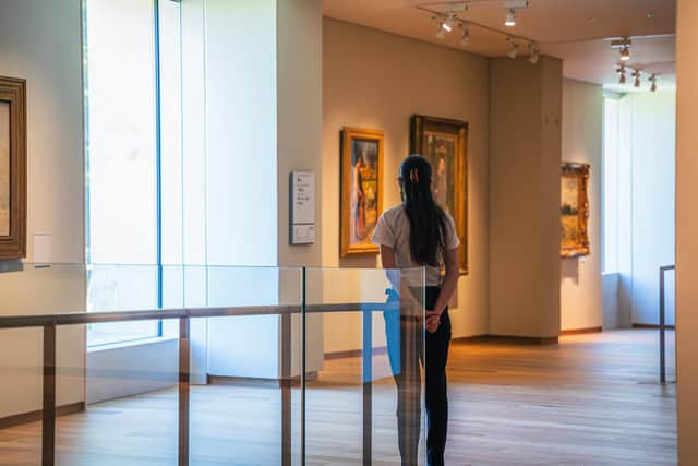 The new Scottish galleries at the National Gallery in Edinburgh will open to the public on 30 September. Picture: Campbell Donaldson