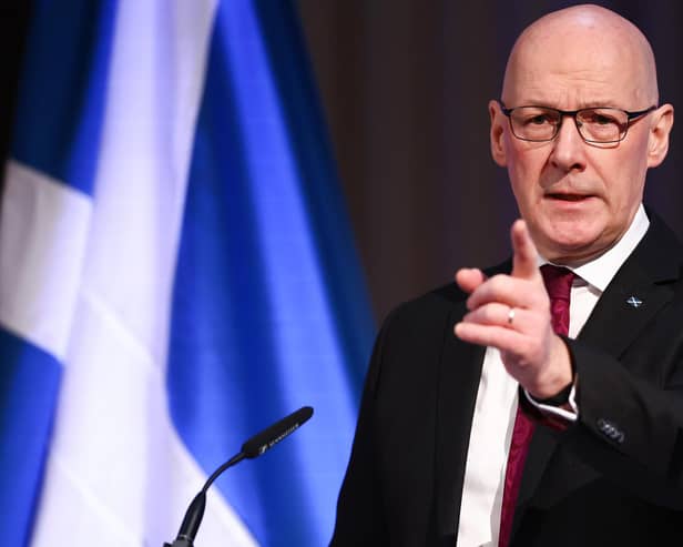 The SNP operates as a minority government so John Swinney needs the support of MSPs from another political party to get his spending plans through Holyrood (Picture: Jeff J Mitchell/Getty Images)