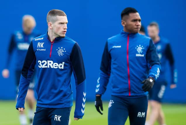Rangers manager Michael Beale refuses to become hung-up on the inability to derive transfer fees from assets Ryan Kent and Alfredo Morelos now that it has been confirmed both are among a group of five players who will leave in the summer under freedom of contract. (Photo by Ross Parker SNS Group)