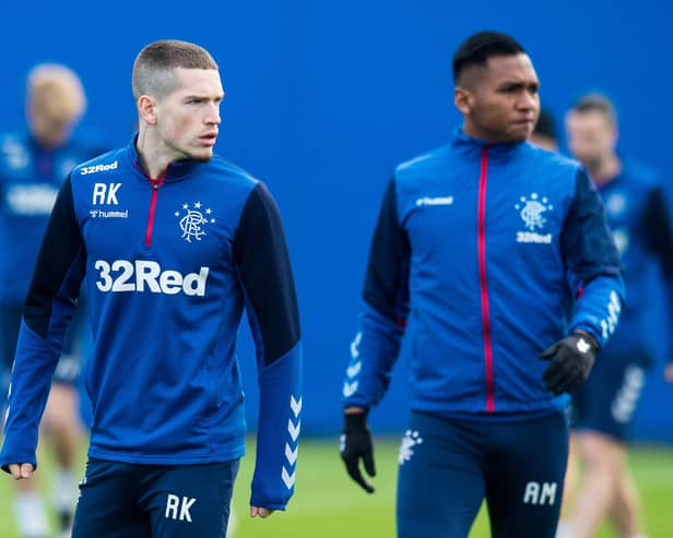 Rangers manager Michael Beale refuses to become hung-up on the inability to derive transfer fees from assets Ryan Kent and Alfredo Morelos now that it has been confirmed both are among a group of five players who will leave in the summer under freedom of contract. (Photo by Ross Parker SNS Group)
