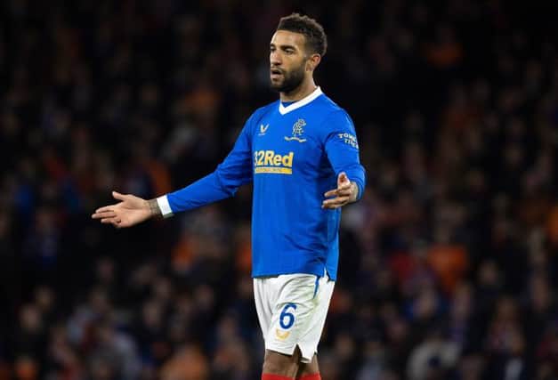 Rangers defender Connor Goldson questioned the hunger of the Scottish champions after their 3-1 defeat against Hibs in the Premier Sports Cup semi-final at Hampden. (Photo by Alan Harvey / SNS Group)