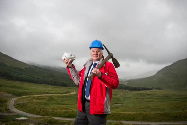 Richard Gray oversaw the development of the Cononish mine, which produced its first gold in 2020, for more than six years. He was recently replaced as CEO by Phillip Day. Picture: John Devlin