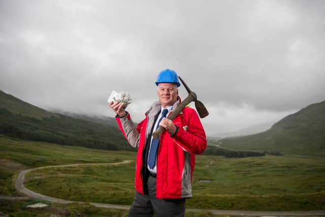 Richard Gray oversaw the development of the Cononish mine, which produced its first gold in 2020, for more than six years. He was recently replaced as CEO by Phillip Day. Picture: John Devlin