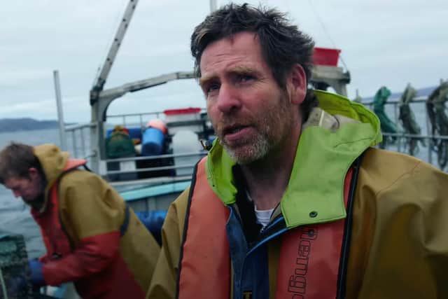 Creel fisherman Bally Philp features in the documentary, voicing the impact of bottom-trawling and scallop dredging on local communities, businesses and marine life in Scotland