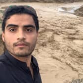 Oxford University student Israr Khan, who also studied law at Aberdeen University between 2016 and 2020, returned to his native Pakistan to visit in August and plans to come back to the UK in October. He saw a man drown in Pakistan as a result of catastrophic floods. Picture: Israr Khan/PA Wire