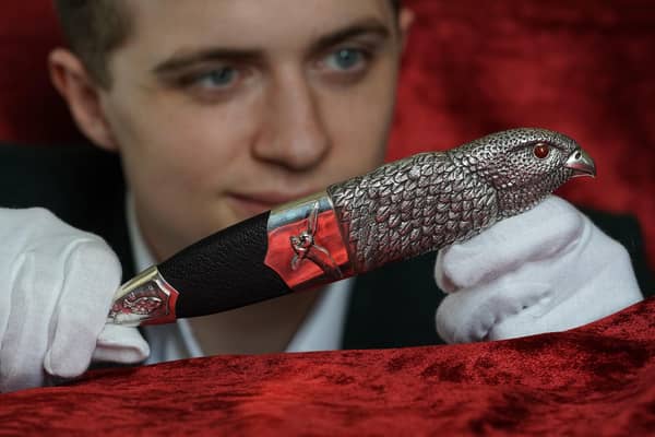 A Clan Buchanan sgian dubh