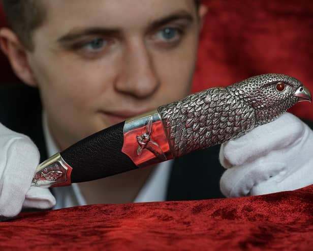 A Clan Buchanan sgian dubh