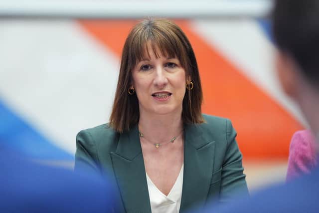 Chancellor of the Exchequer Rachel Reeves hosting a roundtable. PIC: Yui Mok/PA Wire