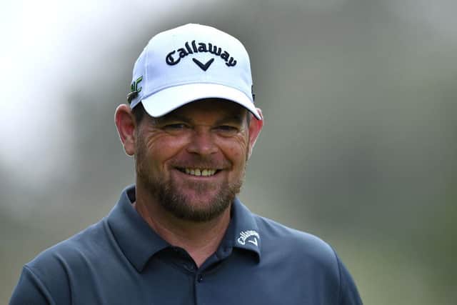 David Drysdale flashes a huge smile on his way to a six-under-par 65 in the second round of the Kenya Savannah Classic at Karen Country Club in Nairobi. Picture: Stuart Franklin/Getty Images.