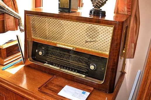 An old wireless set this this was among Alastair Dalton's first radio memories. (Photo by Creative Commons Zero - CC0)