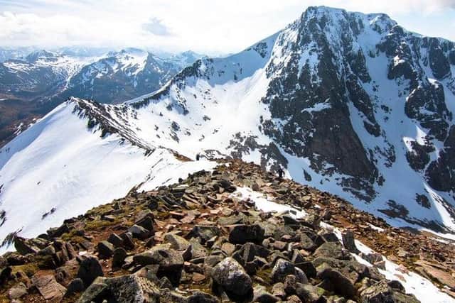 The Carn Mor Dearg arete connects Ben Nevis with Carn Mor Dearg picture: Shutterstock