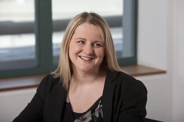 Leigh Herd, who joined the firm as a trainee in 2012, is among five of its lawyers being promoted to partner. Picture: contributed.