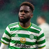 Odsonne Edouard in action for Celtic during a Scottish Premiership match between Celtic and Kilmarnock at Celtic Park, on December 13, 2020, in Glasgow, Scotland.(Photo by Craig Foy / SNS Group)