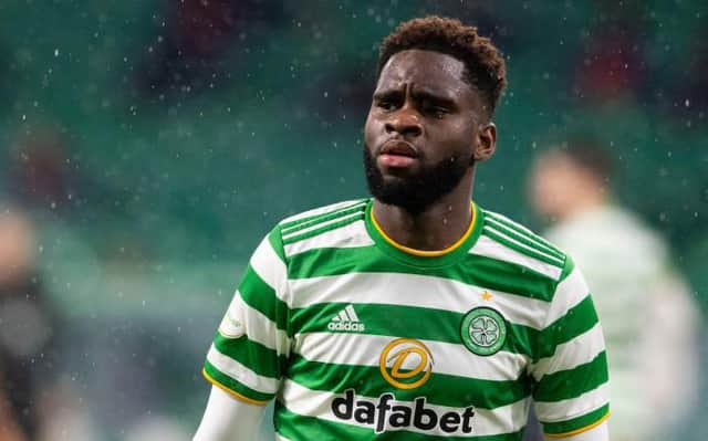 Odsonne Edouard in action for Celtic during a Scottish Premiership match between Celtic and Kilmarnock at Celtic Park, on December 13, 2020, in Glasgow, Scotland.(Photo by Craig Foy / SNS Group)