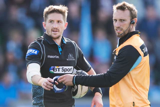Henry Pyrgos and Mike Blair worked together previously at Glasgow Warriors.