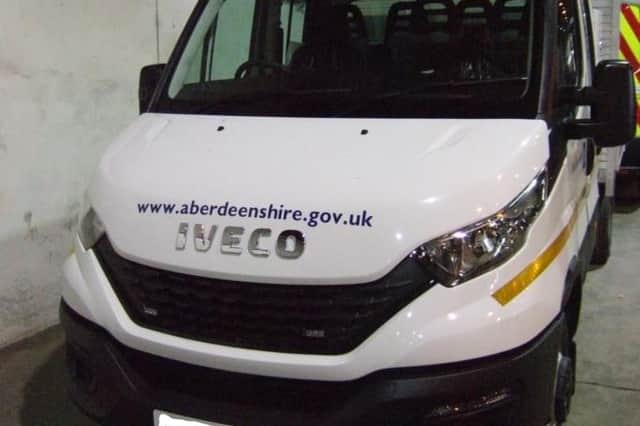 Pictured is a similar tipper to the ones stolen