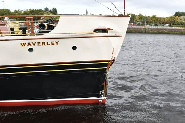 The steamer was towed back to Glasgow after the incident. Picture: John Devlin