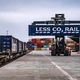 The expansion move scales up and modernises the Port of Grangemouth's rail capacity to create an extended dual rail siding of 775 metres – up from 200 metres – capable of handling the longest freight trains on the UK network. Picture: Peter Devlin