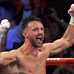 Josh Taylor beat Jose Ramirez in Las Vegas and would like to return to the US to fight in Madison Square Garden. Picture: David Becker/Getty Images