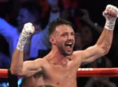 Josh Taylor beat Jose Ramirez in Las Vegas and would like to return to the US to fight in Madison Square Garden. Picture: David Becker/Getty Images