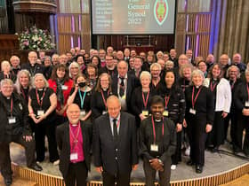 General Synod members backing the Thursdays In Black campaign, a global movement urging an end to violence against women.